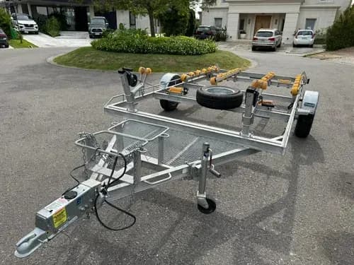 Tráiler Mactrail Doble Moto De Agua Con Rolos Y Frenos